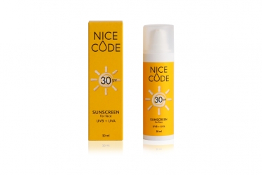 NICE CODE Крем для лица солнцезащитный SPF 30, 30 мл
